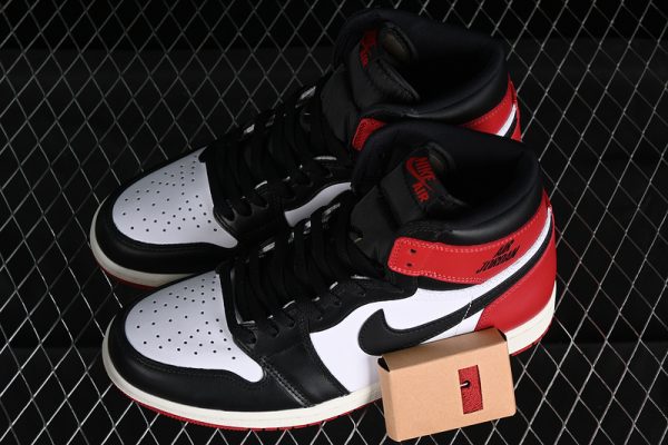 Air Jordan 1 High OG Black Toe Reimagined Black/Black/Varsity Red/White