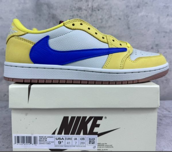 Jordan 1 Retro Low OG SP Travis Scott Canary (Women's)