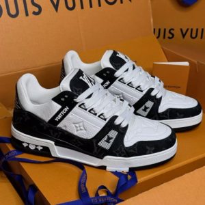 Louis Vuitton LV Trainer White Black